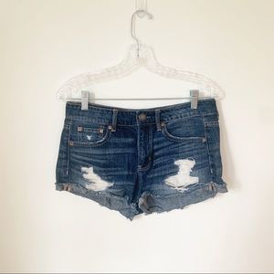 American Eagle Denim Shorts size 2 Dark Wash
